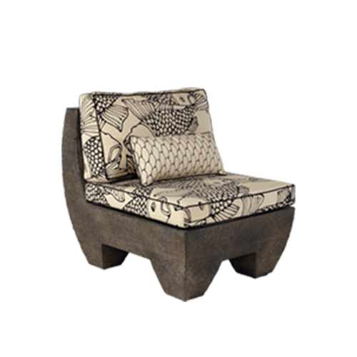 CAD Drawings Stone Yard, Inc.  Zaragoza Slipper Chair